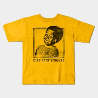 Diff'rent Strokes / 80s Vintage Look Faded Design Kids T-Shirt